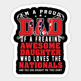 I'm a proud washigton dad Sticker